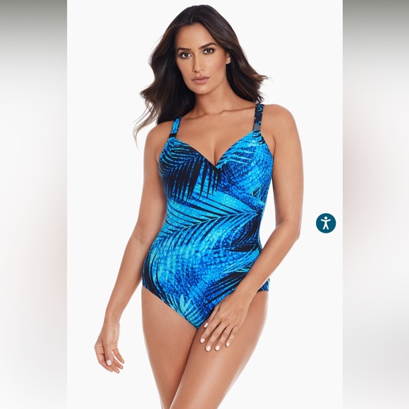 NWT MIRACLESUIT Shadowcat Siren One Piece Swimsuit - Picture 3 of 11